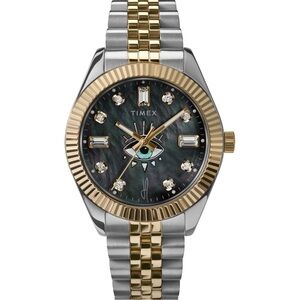 TIMEX X JA LEGACY ALLURE WATCH BLACK MOTHER OF PEARL